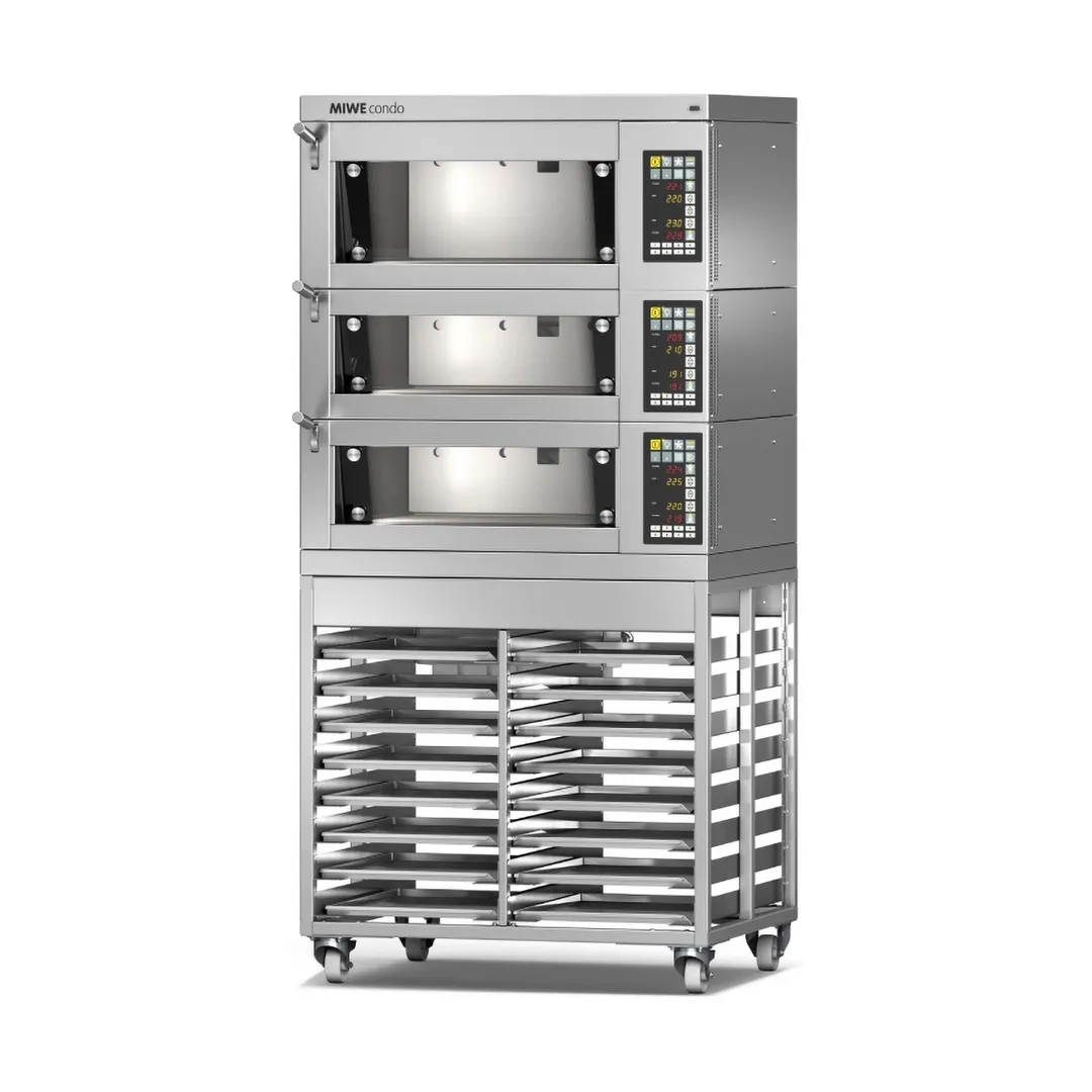 MIWE America CO 3.1408 Electric Deck-Type Oven, 3 Decks / Stainless Steel - 208V
