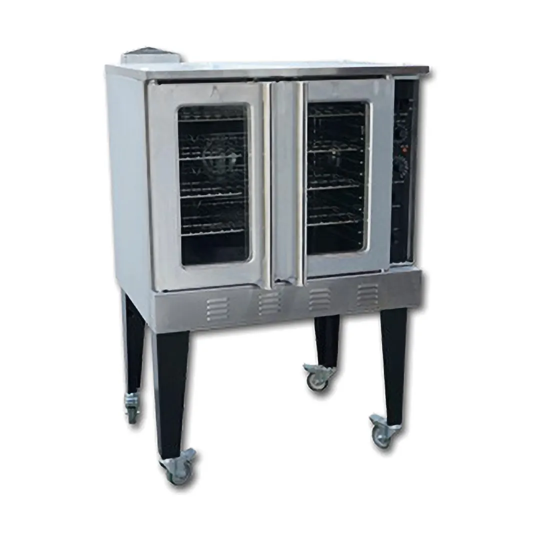 Serv-Ware SGCO-1 Single Deck Full Size Gas Convection Oven w/ Standard Depth, 54.000 BTU