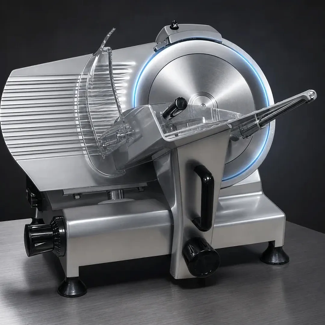 Serv-Ware SLC-12 12" Gravity Feed Manual Meat Slicer, Belt Drive, 1/3 HP