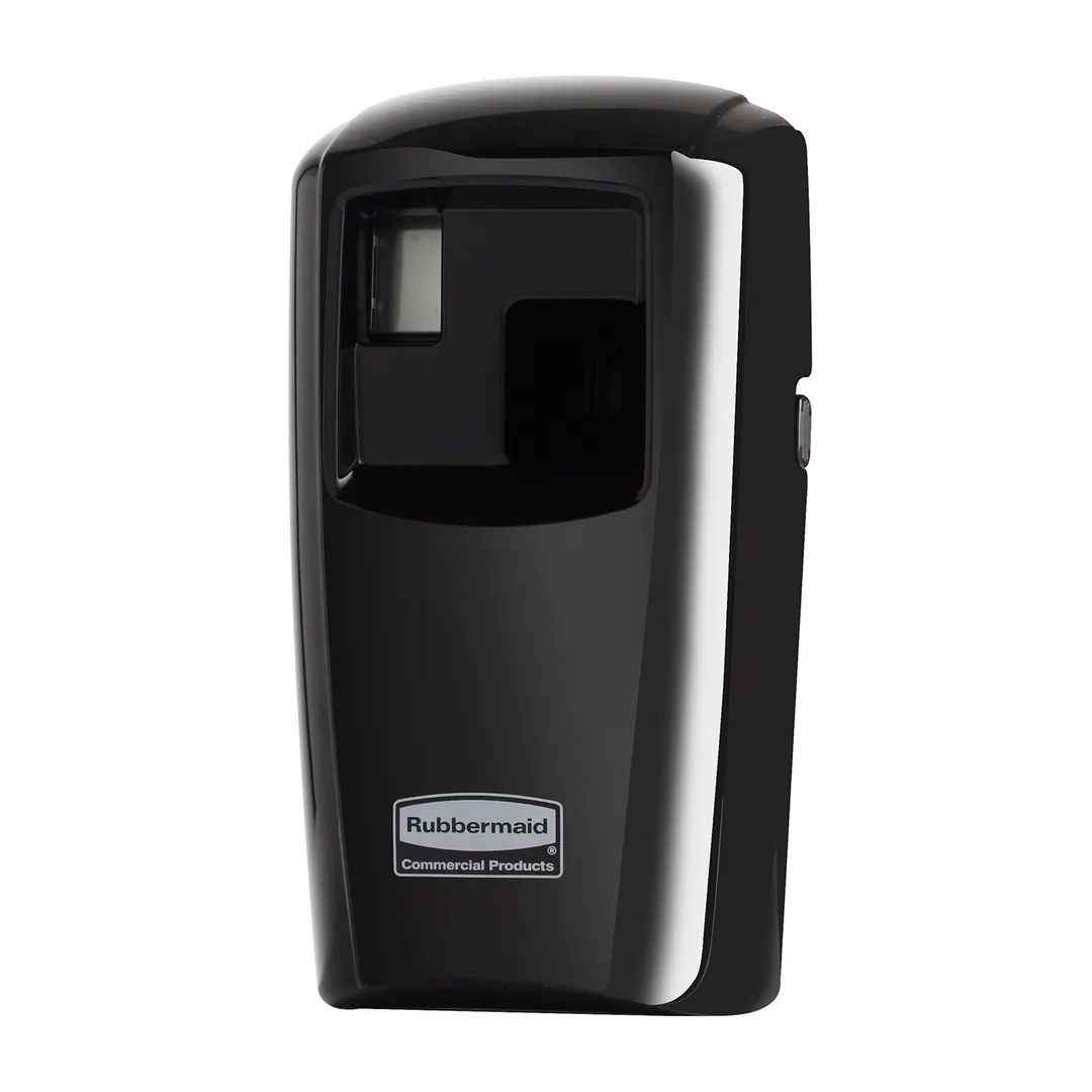 Rubbermaid 1793531 TC Microburst 3000 Aerosol Dispenser Battery Powered Black 3.7"W x 2.8"D x 7.1"H