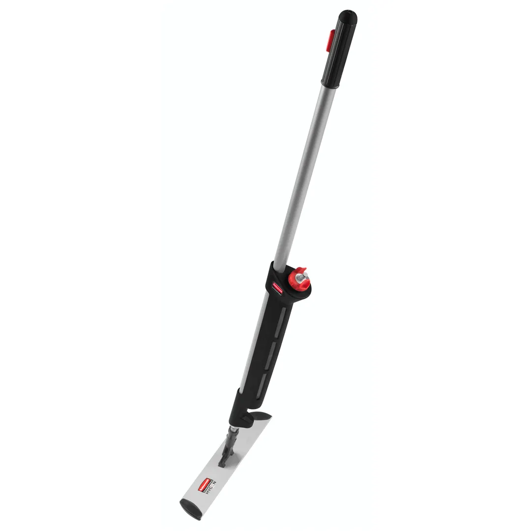 Rubbermaid 1863884 Pulse Spray Mop, 18" Flat Mop, Quick-Connect, 21 oz Reservoir, Silver
