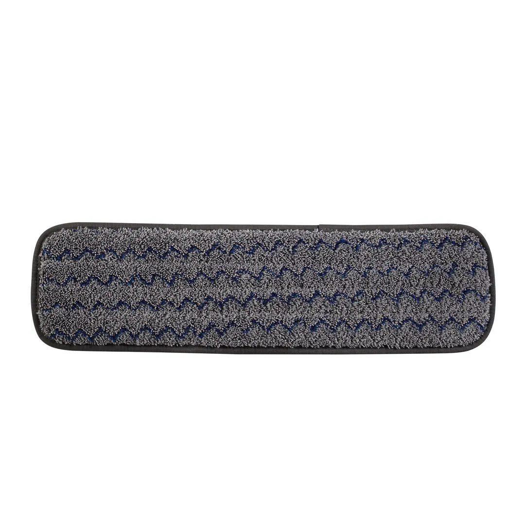 Rubbermaid 1863895 Executive Multi-Purpose Microfiber Pulse Wet Flat Mop, 21" Gray Head with Color-Coded Tabs, Bleach-Safe Nylon/Polyester Blend - 1/Each