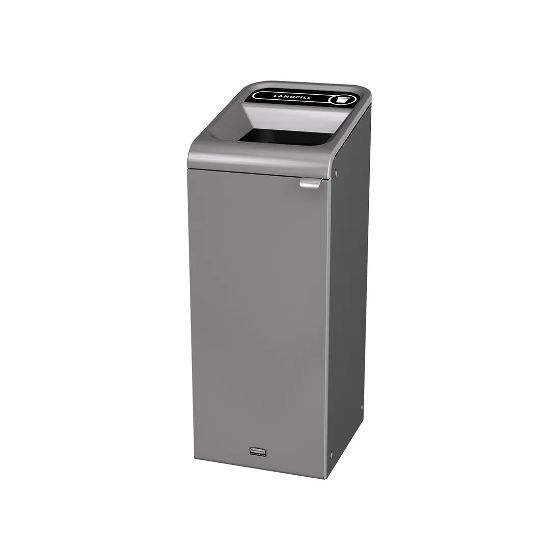 Rubbermaid 1961614 Metal Recycling Receptacle / Container