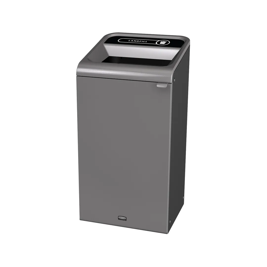 Rubbermaid 1961621 Metal Recycling Receptacle / Container