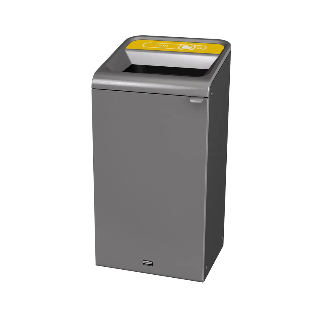 Rubbermaid 1961626 Metal Recycling Receptacle / Container