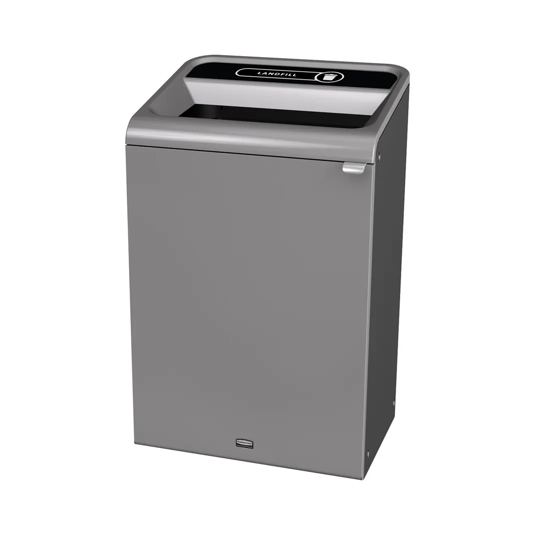 Rubbermaid 1961628 Metal Recycling Receptacle / Container