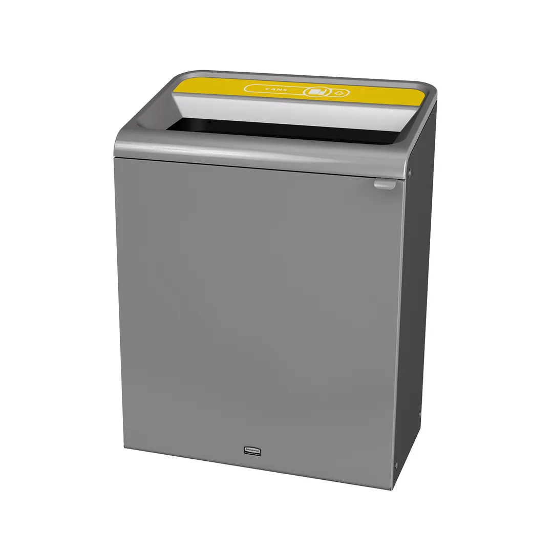 Rubbermaid 1961682 Metal Recycling Receptacle / Container