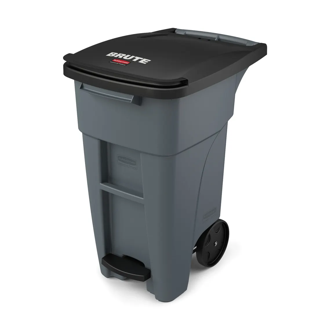 Rubbermaid 1971944 Mobile Trash Receptacle