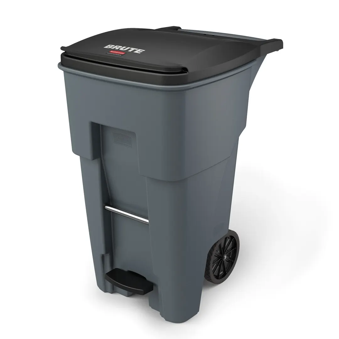 Rubbermaid 1971968 Mobile Trash Receptacle