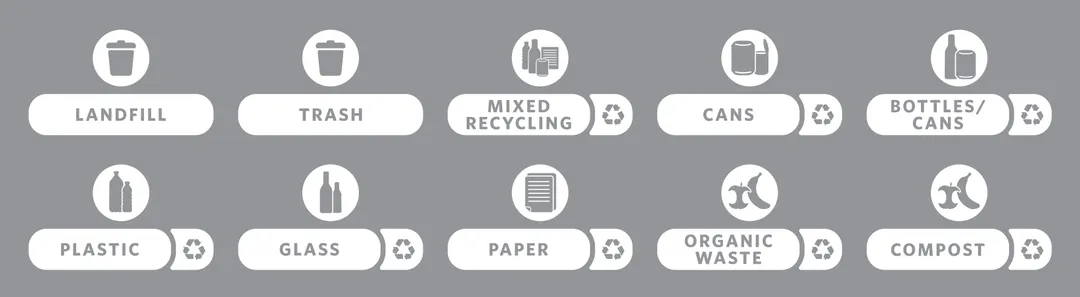 Rubbermaid 1977787 Stickers (Labels)