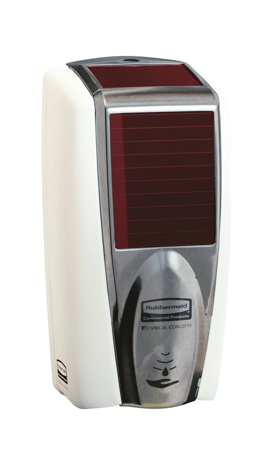 Rubbermaid 1980828 Touch-Free Soap & Sanitizer Dispenser, 1100 mL, White Grey, LumeCel, CE Certified