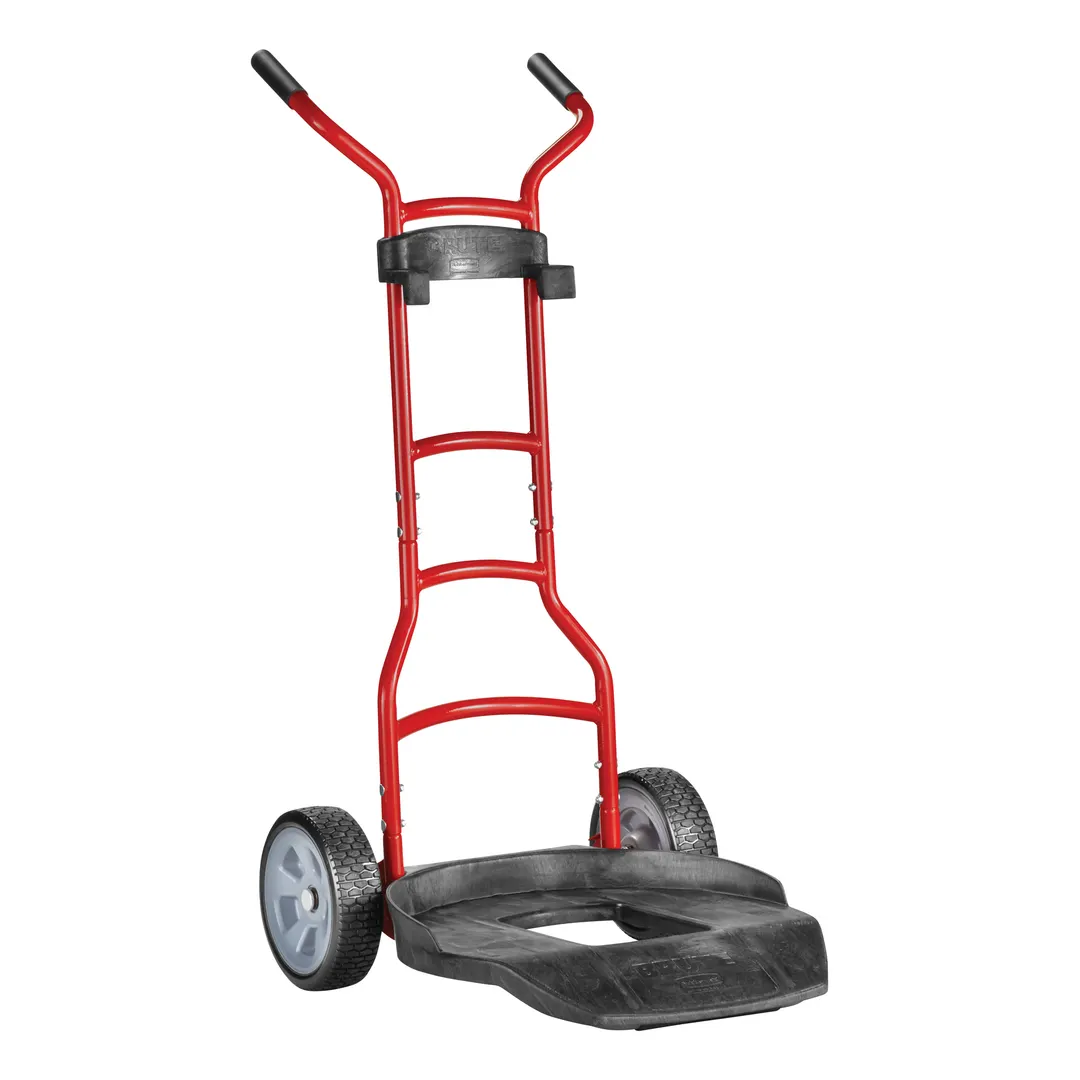 Rubbermaid 1997410 Dolly, 31-24/25"L x 25-11/50"W x 53-17/50"H, 250 lb, Fits 32-55 Gal, Wheels