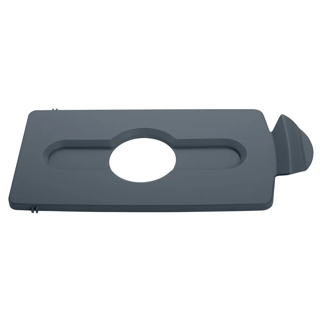 Rubbermaid 2007897 Lid Insert, 16-1/2" L x 8" W x 1/2" H, Gray Poly, Fits 23 Gallon Containers