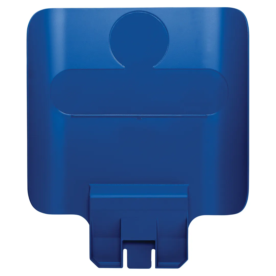 Rubbermaid 2007909 Slim Jim Billboard, 11-3/4" W x 1-3/4" D x 14-1/4" H, Blue Fits 23-Gallon Station