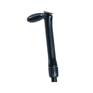 Rubbermaid FG253400BLA Lobby Pro Upright Dust Pan, 6" Adjustable Handle Grip, Black, Made in USA