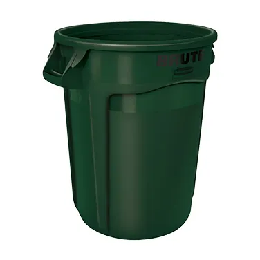 Rubbermaid FG263200DGRN Commercial Trash Can / Container