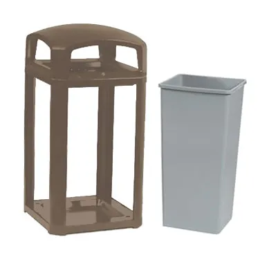 Rubbermaid FG397500SBLE Outdoor/Indoor Trash Receptacle