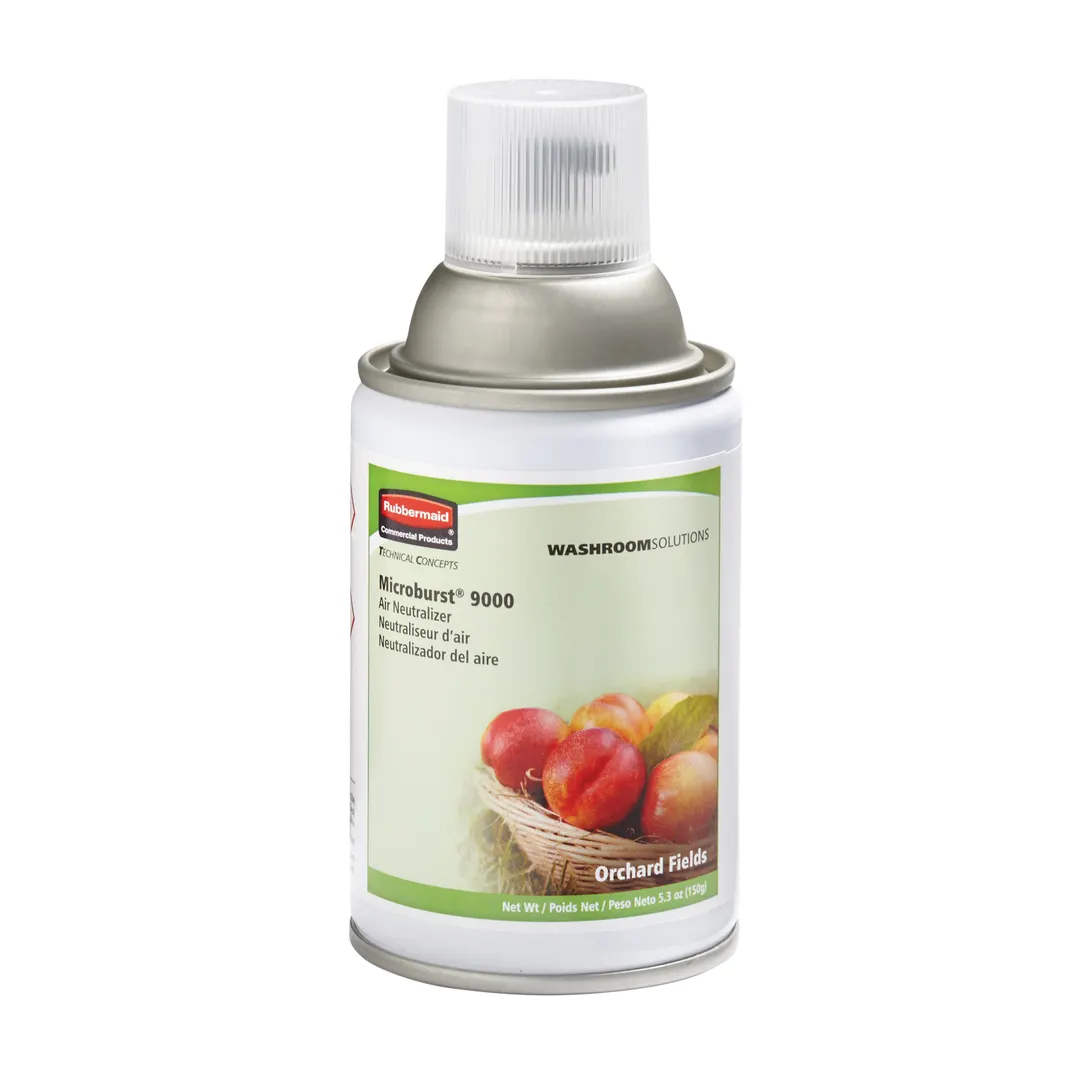 Rubbermaid FG4012451 Aerosol Air Neutralizer Refill 5.25 oz Orchard Scent, VOC Compliant, America