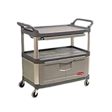 Rubbermaid FG409400GRAY Utility/Bussing Cart
