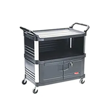 Rubbermaid FG409500BLA Utility/Bussing Cart