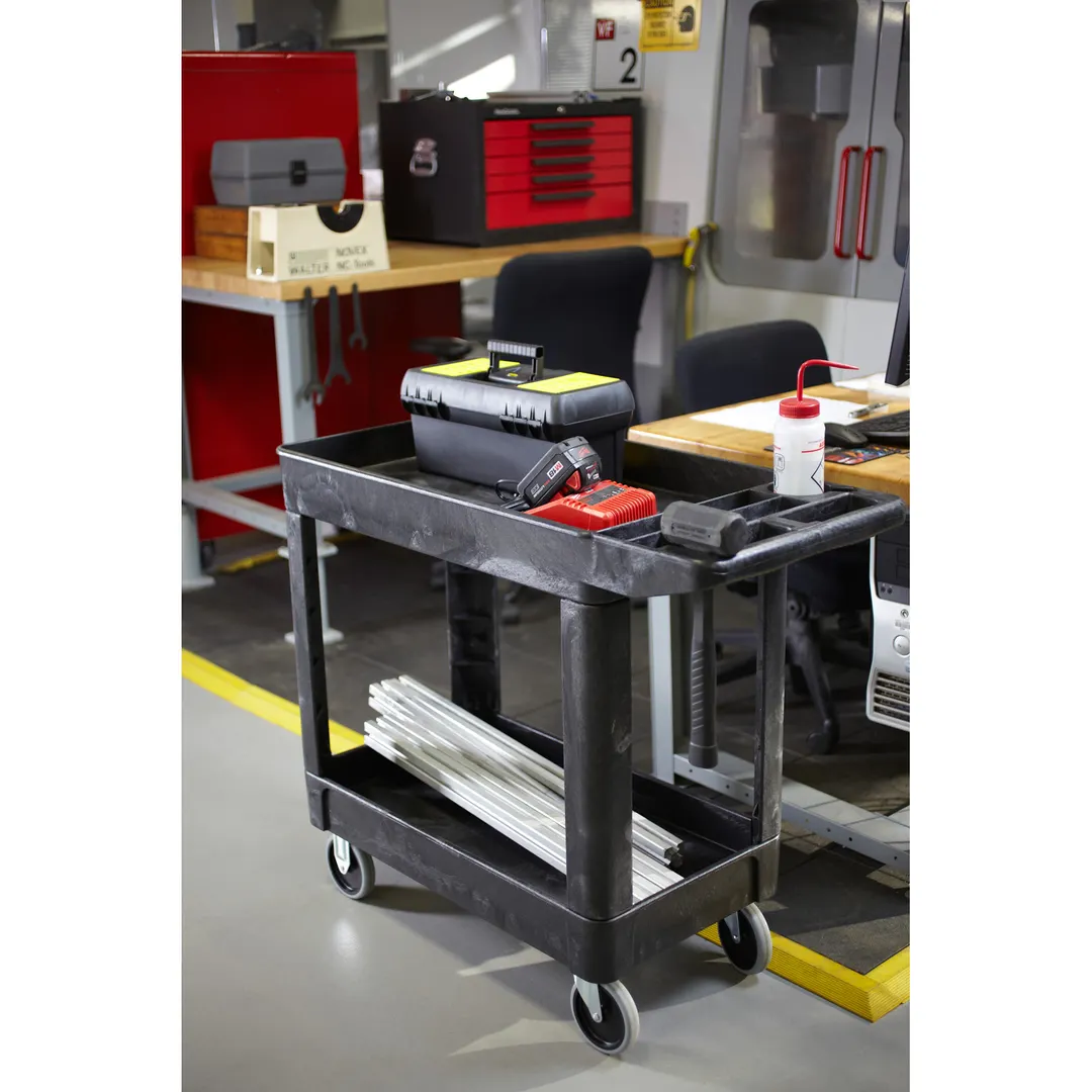 Rubbermaid FG450089BLA Utility/Bussing Cart