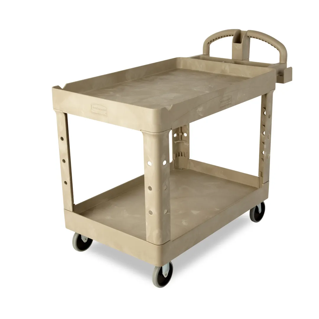 Rubbermaid FG452088BEIG Utility/Bussing Cart