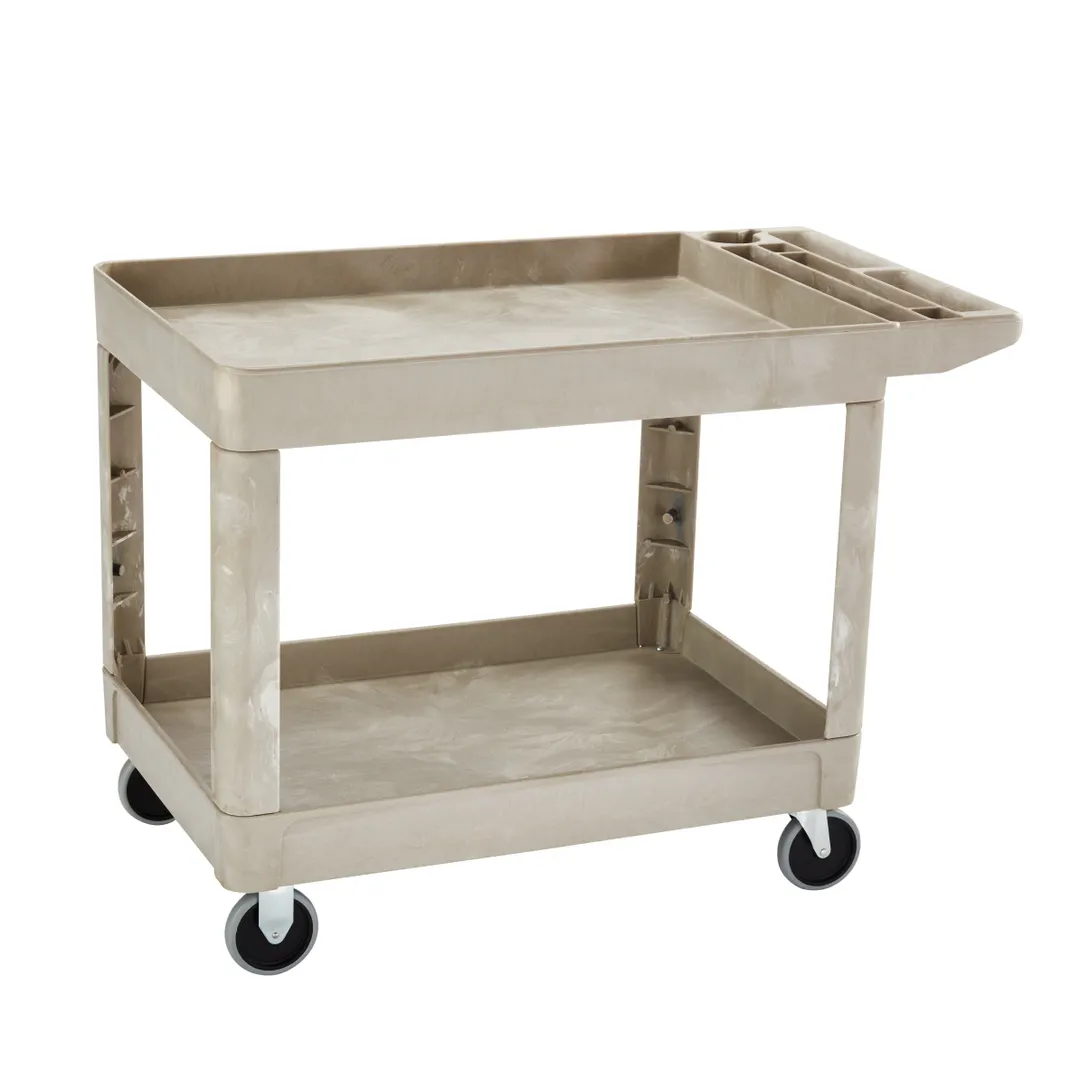 Rubbermaid FG452089BEIG Utility/Bussing Cart