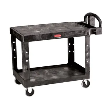 Rubbermaid FG452500BLA Utility/Bussing Cart