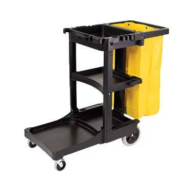 Rubbermaid FG617388BLA Housekeeping Cart