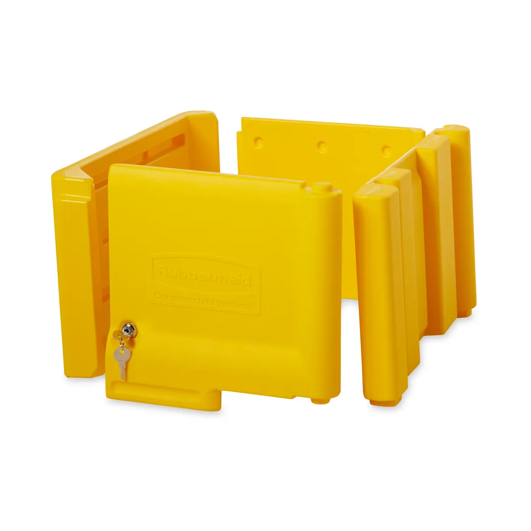 Rubbermaid FG618100YEL Janitor Cart Locking Cabinet