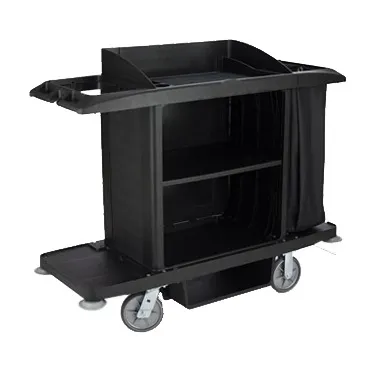 Rubbermaid FG618900BLA Housekeeping Cart