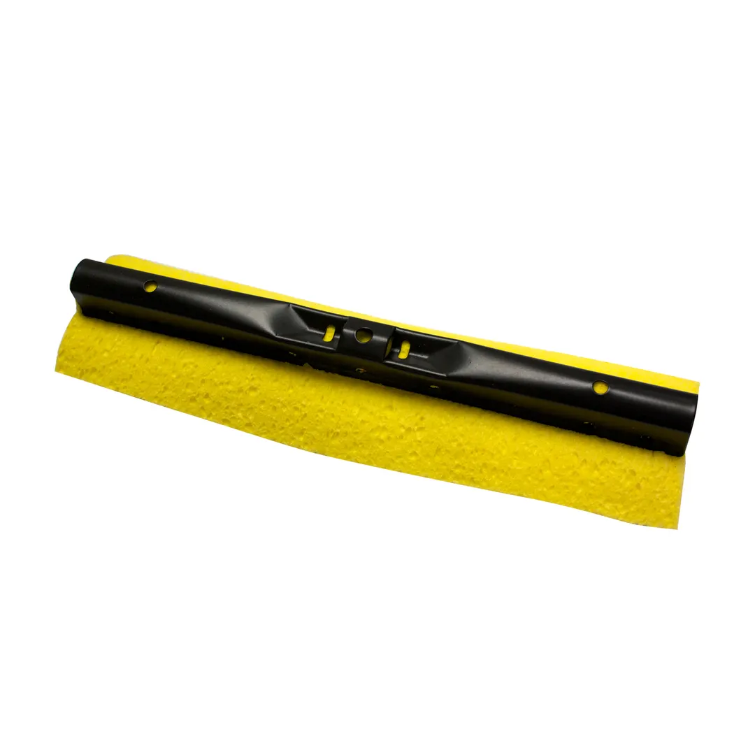 Rubbermaid FG643600YEL 12" Yellow Steel Roller Cellulose Replacement Head Sponge Mop