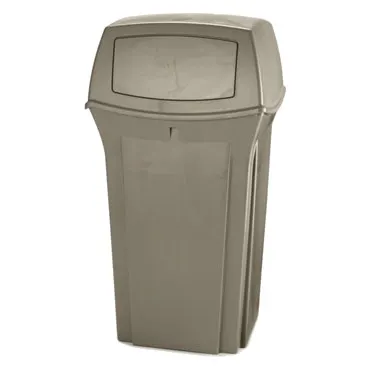 Rubbermaid FG843088BEIG Outdoor/Indoor Trash Receptacle