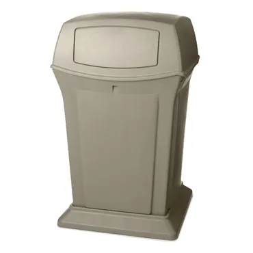 Rubbermaid FG917188BEIG Outdoor/Indoor Trash Receptacle