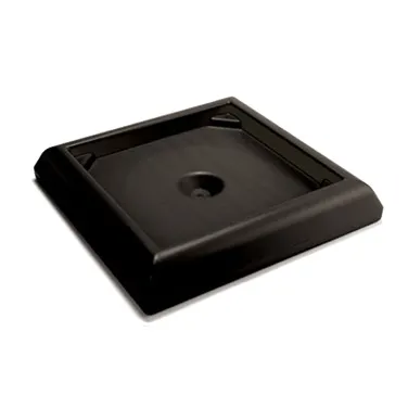 Rubbermaid FG917700BLA Ranger Weighted Base for 45 & 65 Gallon Containers, Black, ADA Compliant, USA