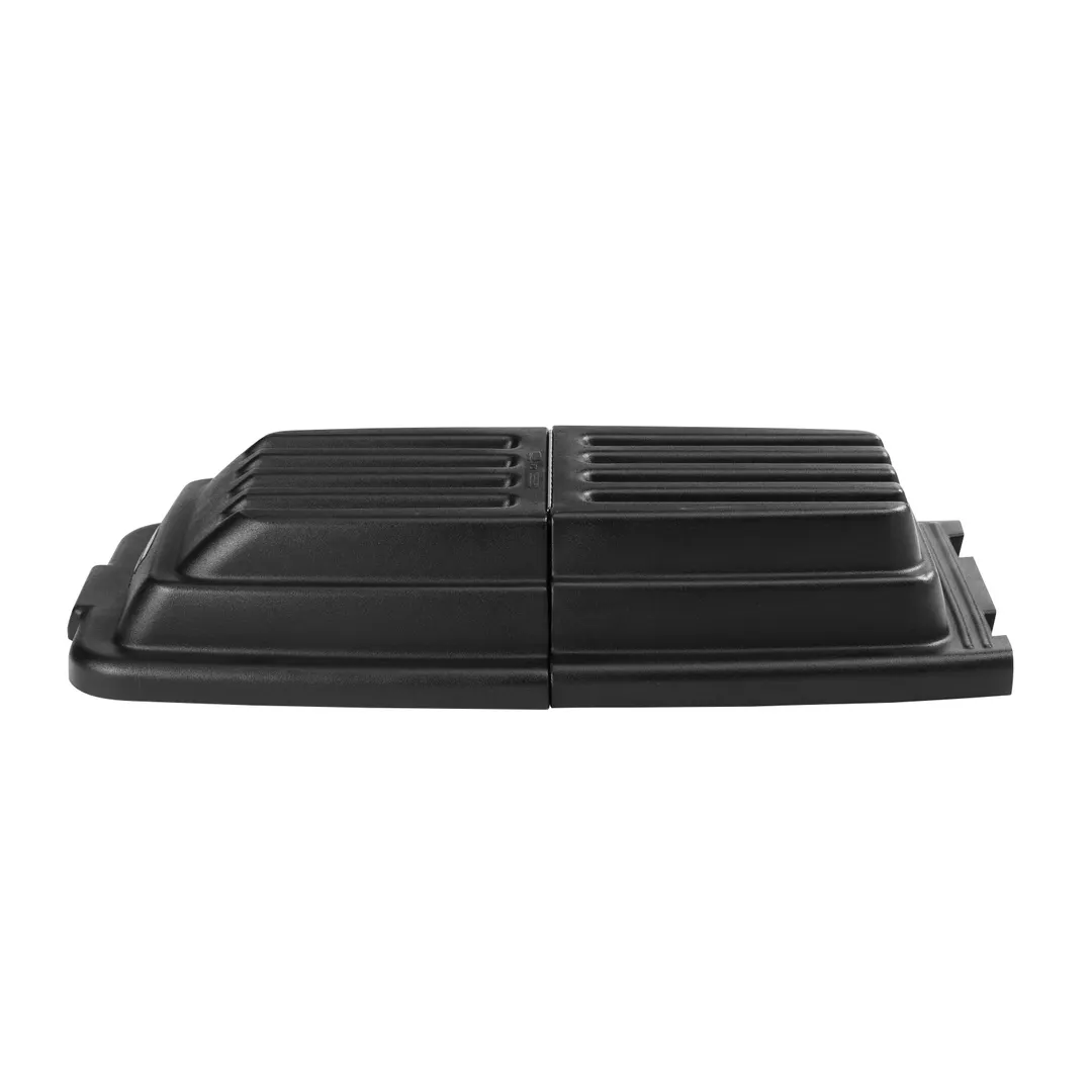 Rubbermaid FG9T2200BLA Truck Lid, Hinged for 1/2 cu yd, Fits FG9T1300 & FG9T1400, Black, Made in USA