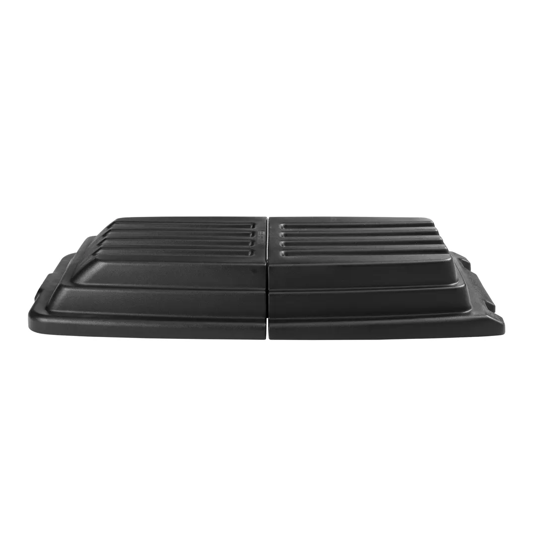 Rubbermaid FG9T2300BLA Tilt Truck Lid, Domed Hinged for 1 cu yd, Fits FG9T1500/FG9T1600, Black, USA