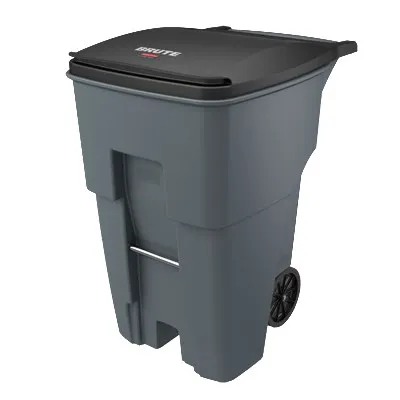 Rubbermaid FG9W2200GRAY Mobile Trash Receptacle