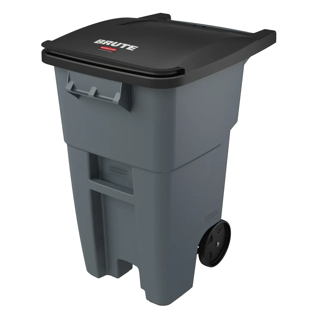 Rubbermaid FG9W2700GRAY Mobile Trash Receptacle
