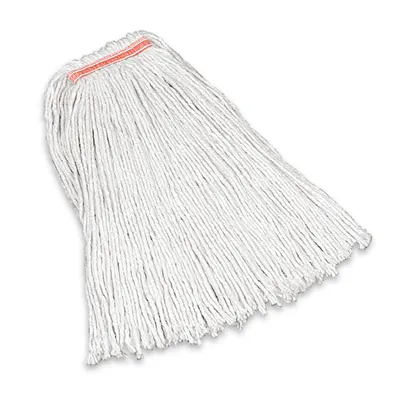 Rubbermaid FGF11600WH00 Wet Mop Head – 16 oz 4‑Ply Cotton, 1" White Mop, Made in USA