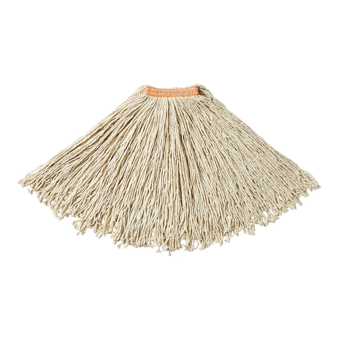 Rubbermaid FGF11800WH00 Wet Mop Head - 24 oz 4‑Ply Cotton, 1" White All‑Purpose Mop, Made in USA