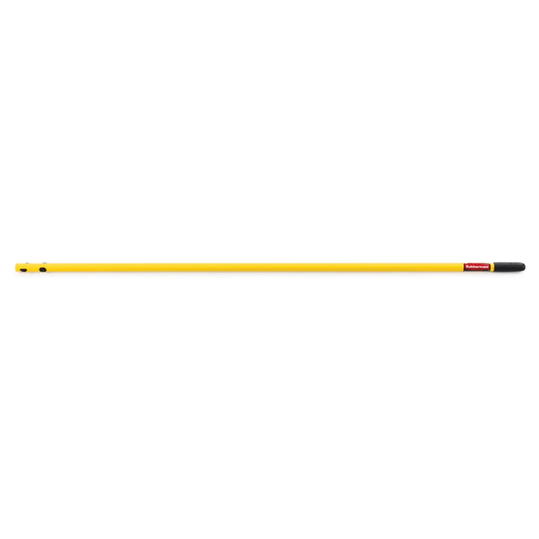 Rubbermaid FGQ74900YL00 Quick Connect Handle, 52" Steel Mop Broom Squeegee, Yellow, Release - 1/Each
