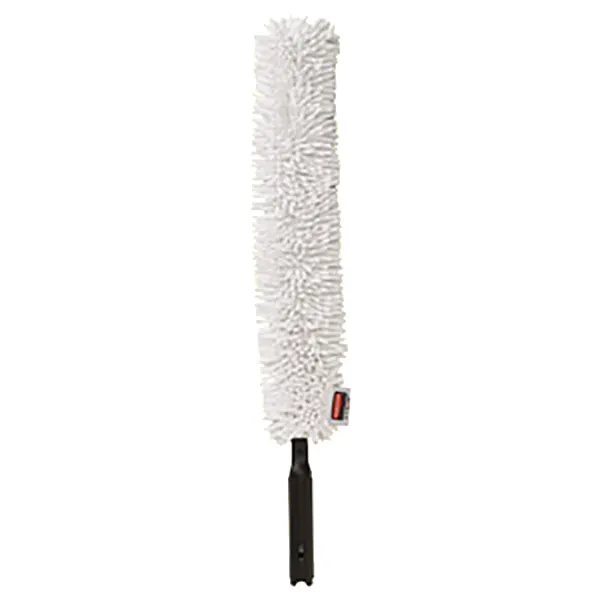 Rubbermaid FGQ85200WH00 Hygen Quick Connect Dusting Wand, 28-3/8" Flexible, Damp or Dry Use, White