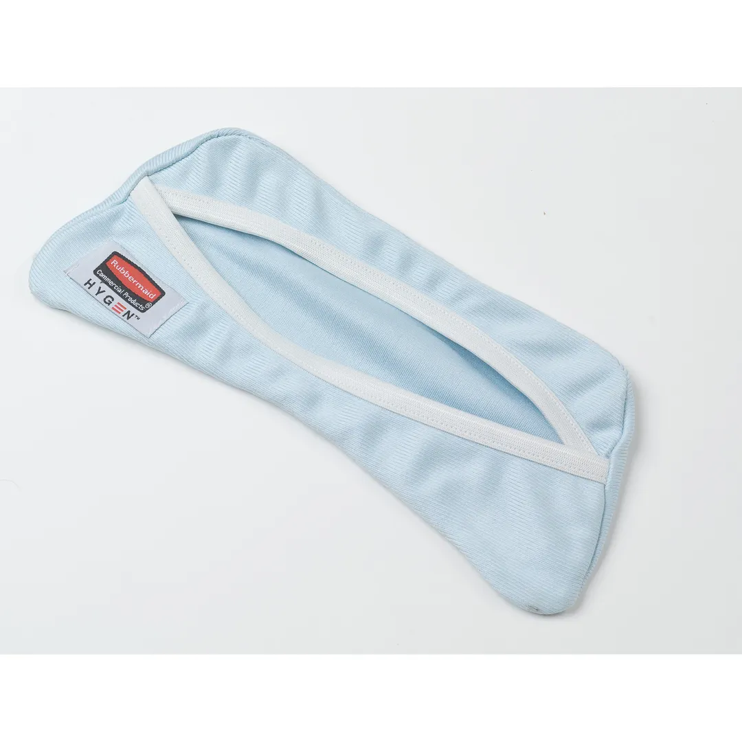 Rubbermaid FGQ87100BL00 Dust Mop Cover, Hygen MF Frame Glass Mop, Nylon/Polyester Microfiber, Blue