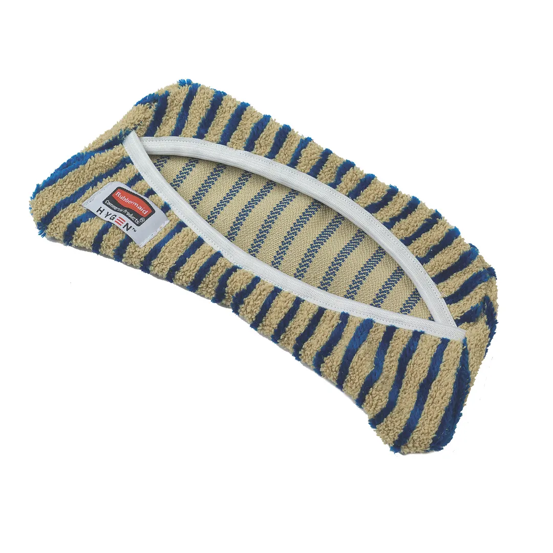 Rubbermaid FGQ88100YL00 Dust Mop Cover, Nylon/Polyester Microfiber with Scrubber Strips, Yellow