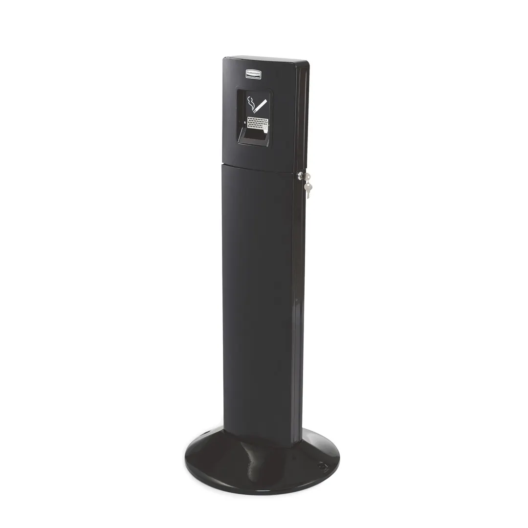 Rubbermaid FGR93400BK Smokers Tower, 42-4/5" Height, Steel Black, Uni-Koat Finish - 1/Each