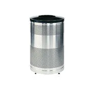 Rubbermaid FGS55SSTSSPL Metal Recycling Receptacle / Container