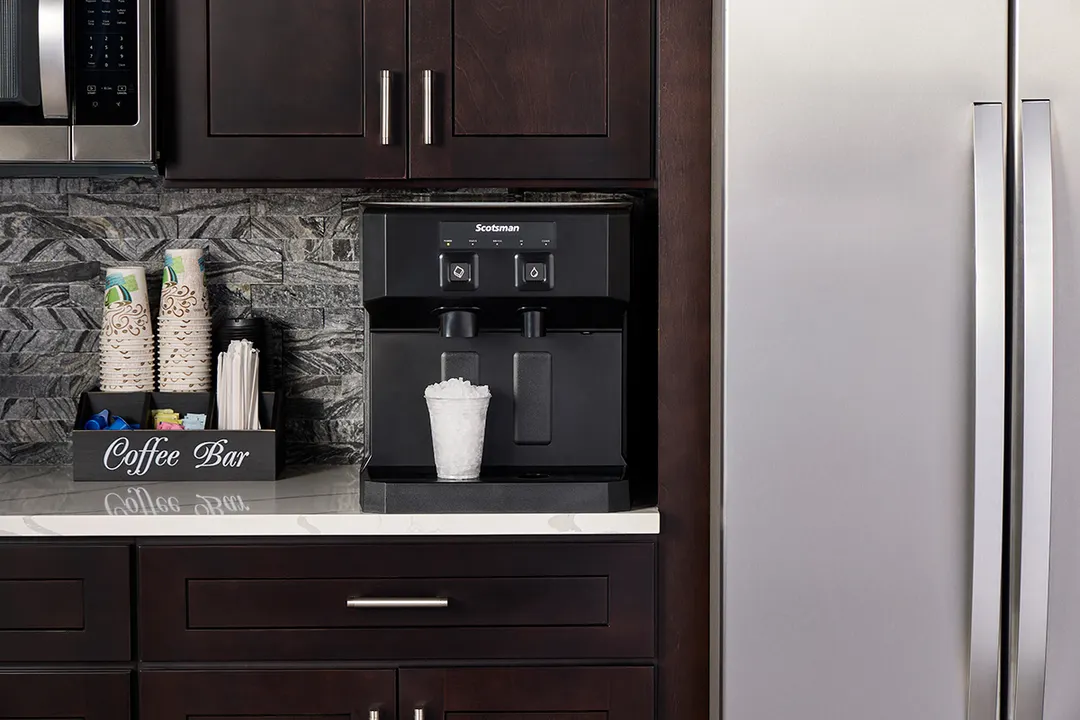 Scotsman HID207ABX-1 16" Countertop Nugget 196 lb Ice & Water Dispenser, Air Cooled, 7 lb Bin