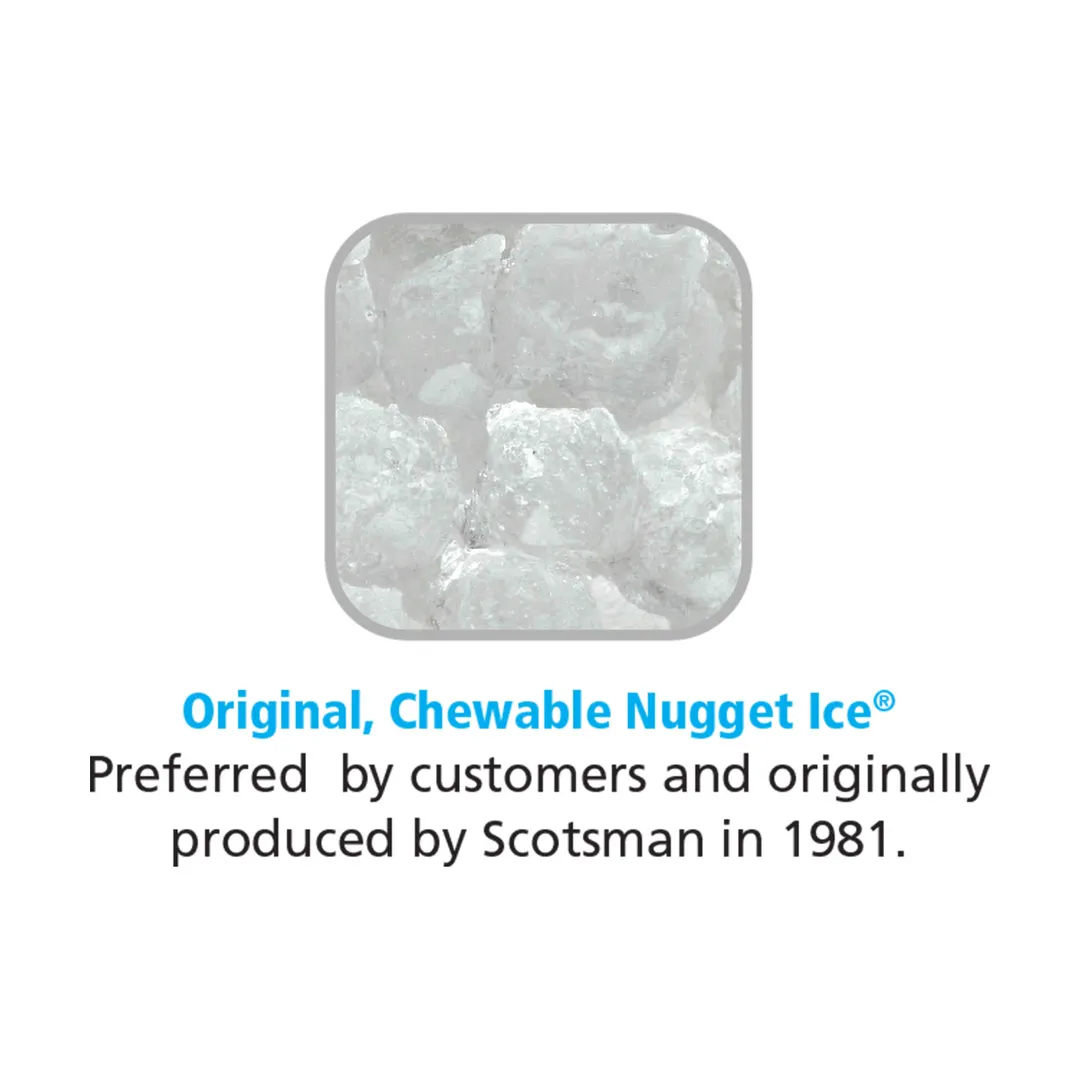 Scotsman HID207ABX-1 16" Countertop Nugget 196 lb Ice & Water Dispenser, Air Cooled, 7 lb Bin