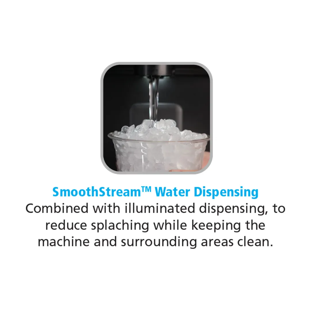 Scotsman HID207ABX-1 16" Countertop Nugget 196 lb Ice & Water Dispenser, Air Cooled, 7 lb Bin